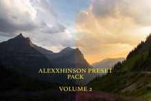 Load image into Gallery viewer, Alexxhinson Lightroom Presets Volume 2